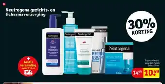 Kruidvat Neutrogena gezichts- en lichaamsverzorging aanbieding