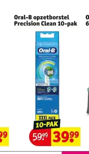 Kruidvat Oral-b opzetborstel precision clean 10-pak aanbieding