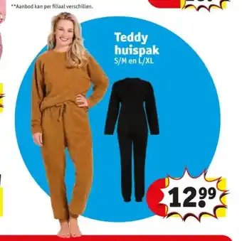 Kruidvat Teddy huispak aanbieding