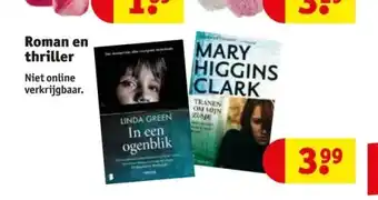 Kruidvat Roman en thriller aanbieding