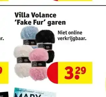 Kruidvat Villa volance ‘fake fur’ garen aanbieding