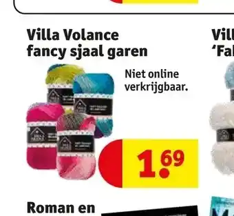 Kruidvat Villa volance fancy sjaal garen aanbieding