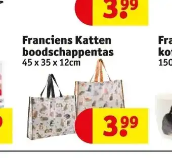 Kruidvat Franciens katten boodschappentas aanbieding