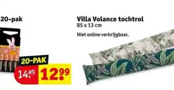 Kruidvat Villa volance tochtrol aanbieding