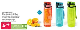 ALDI Home Creation Kitchen Drinkfles met fruitfilter aanbieding