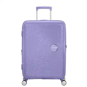 American tourister soundbox spinner 67 expandable lavender