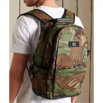 Superdry tarp natural backpack outline camo