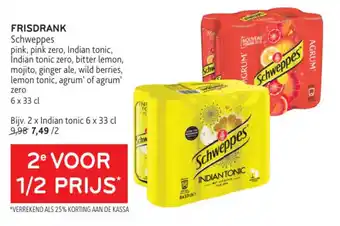 Alvo FRISDRANK Schweppes 6 x 33 cl aanbieding
