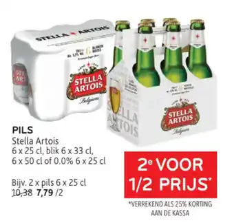 Alvo PILS Stella Artois 2 x (6 x 25cl) aanbieding