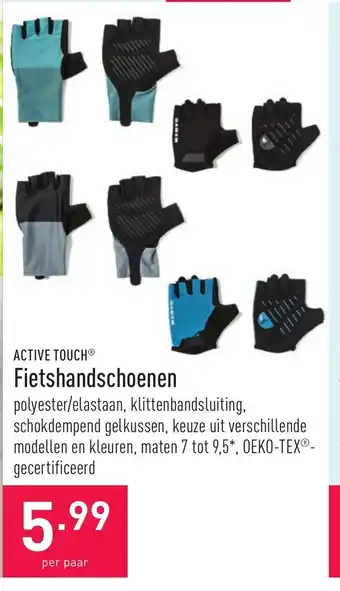 ALDI Active Touch Fietshandschoenen aanbieding