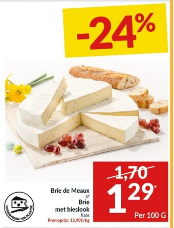 Intermarché Brie de Meaux of Brie met bieslook aanbieding