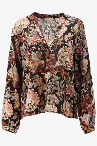 Bergmansoutlet Signe nature blouse aanbieding