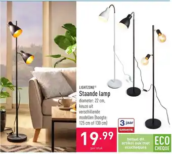 ALDI Lightzone Staande lamp aanbieding