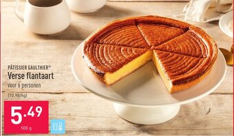 ALDI Pâtissier Gaulthier Verse flantaart aanbieding