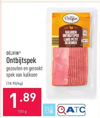 ALDI Délifin Ontbijtspek aanbieding