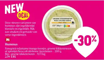 Delhaize Hummus 200 g aanbieding