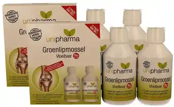 Unipharma groenlipmossel vloeibaar duo-verpakking