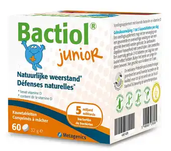 Metagenics bactiol junior kauwtabletten