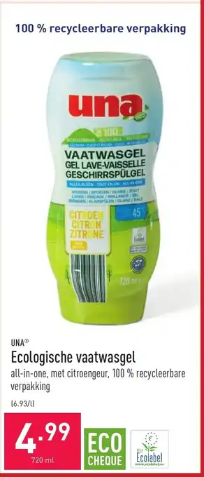 Una Ecologische vaatwasgel
