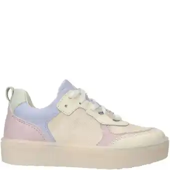 Ikke ik-ke veterschoen meisjes beige/roze/paars