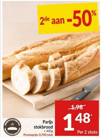 Intermarché Parijs stokbrood aanbieding