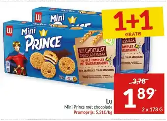 Intermarché La Mini Prince met chocolade aanbieding