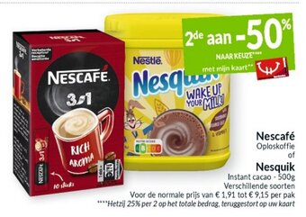 Nescafe oploskoffie
