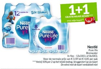 Intermarché Nestle Pure Life Bronwater aanbieding