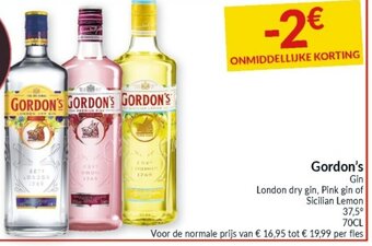 Intermarché Gordon's Gin aanbieding