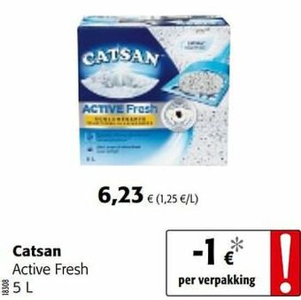 Colruyt Catsan active fresh aanbieding