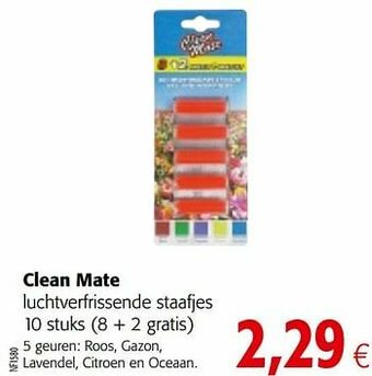 Colruyt Clean mate luchtverfrissende staafjes aanbieding