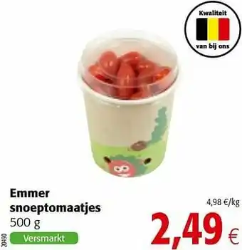 Colruyt Emmer snoeptomaatjes aanbieding