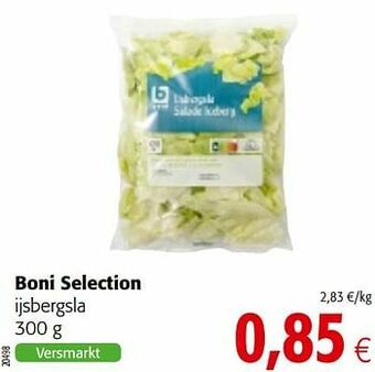 Colruyt Boni selection ijsbergsla aanbieding