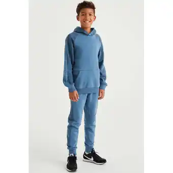 We fashion hoodie blauw sweater meerkleurig
