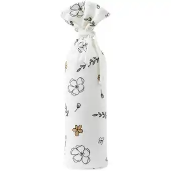 Meyco kruikenzak floral gots wit/grijs/zand