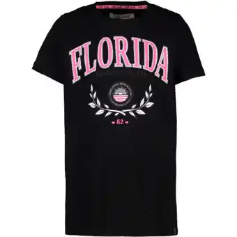 Cars t-shirt met printopdruk zwart meisjes katoen ronde hals printopdruk