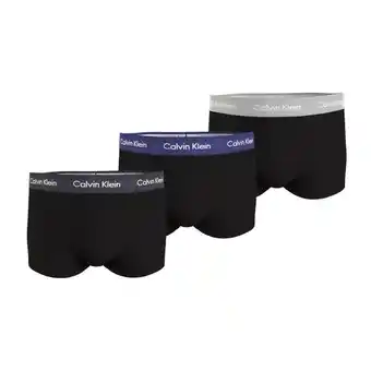 La Redoute Calvin klein set van 3 effen boxershorts aanbieding