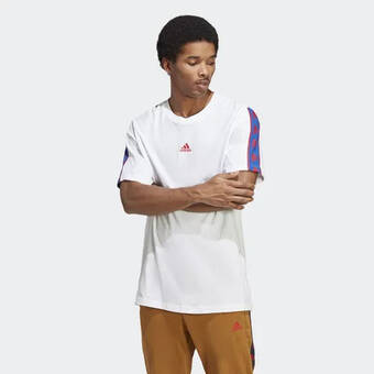 La Redoute Adidas t-shirt met klein logo aanbieding