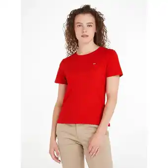 La Redoute Tommy hilfiger t-shirt met korte mouwen, logo vooraan aanbieding