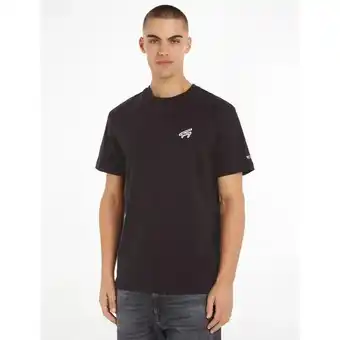 La Redoute Tommy hilfiger t-shirt met ronde hals en korte mouwen aanbieding