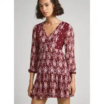 Pepe jeans bedrukte korte jurk