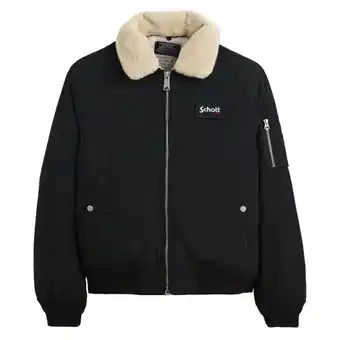Schott aviator jasje met sherpa voering b18