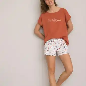 La Redoute La redoute pyjashort in jerseykatoen aanbieding