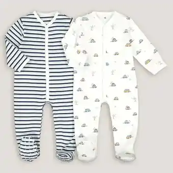 La redoute set van 2 pyjama's in katoen