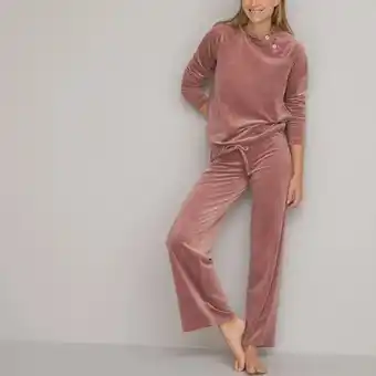 La Redoute La redoute pyjama in fluweel aanbieding