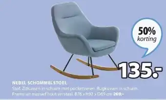 Jysk Nebel schommelstoel aanbieding