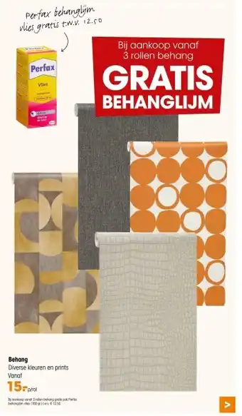Kwantum Behang aanbieding