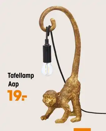 Kwantum Tafellamp aap aanbieding