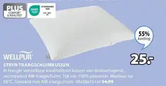 Jysk Stryn traagschuimkussen aanbieding