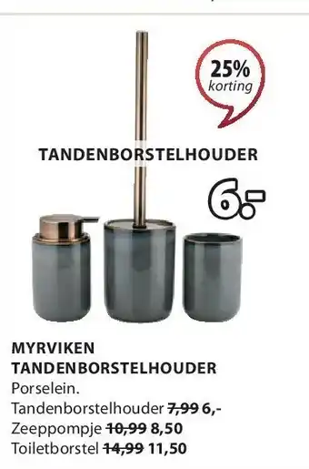 Jysk Myrviken tandenborstelhouder aanbieding
